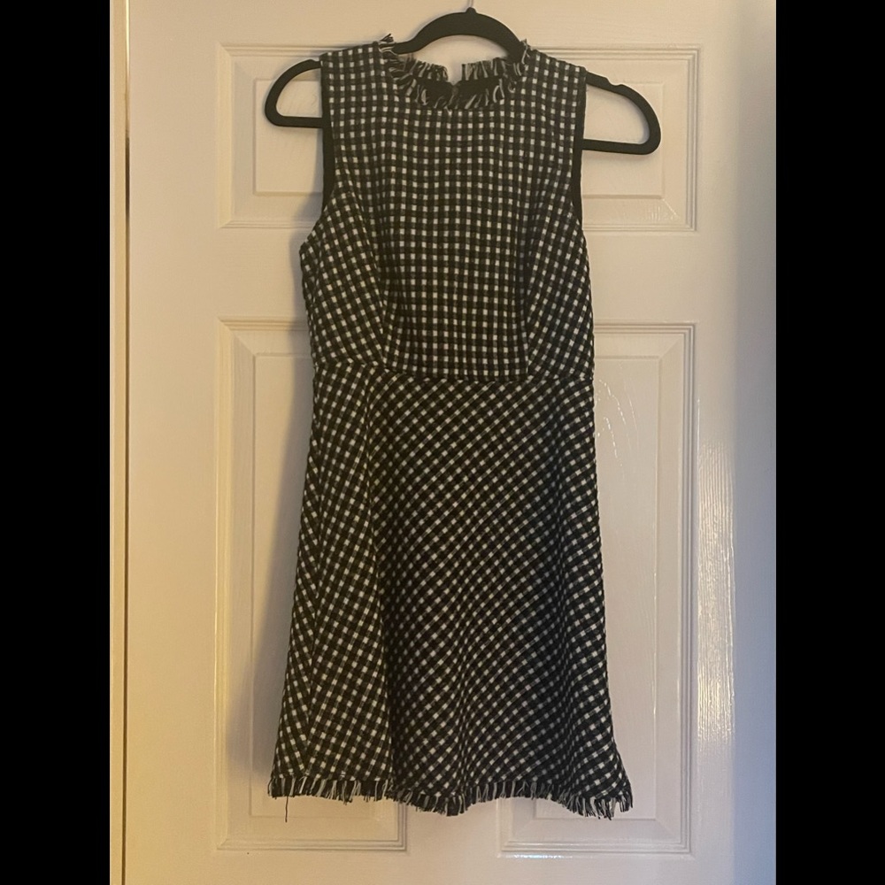 Lulu’s Mini black and white tweed dress size small